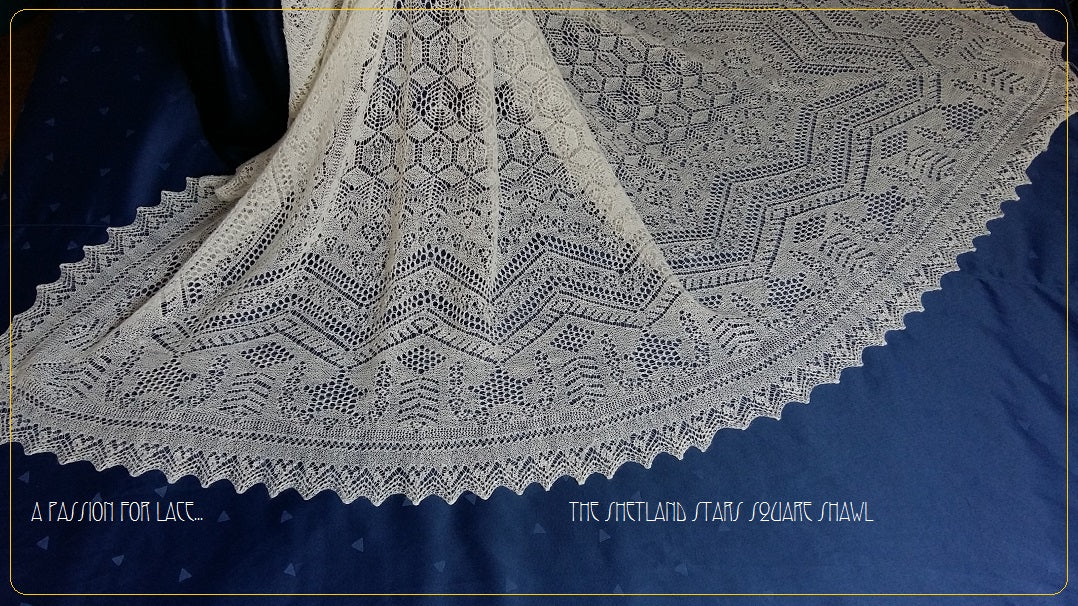 Shetland Stars Square Shawl ENG PDF