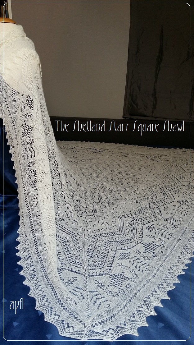 Shetland Stars Square Shawl ENG PDF